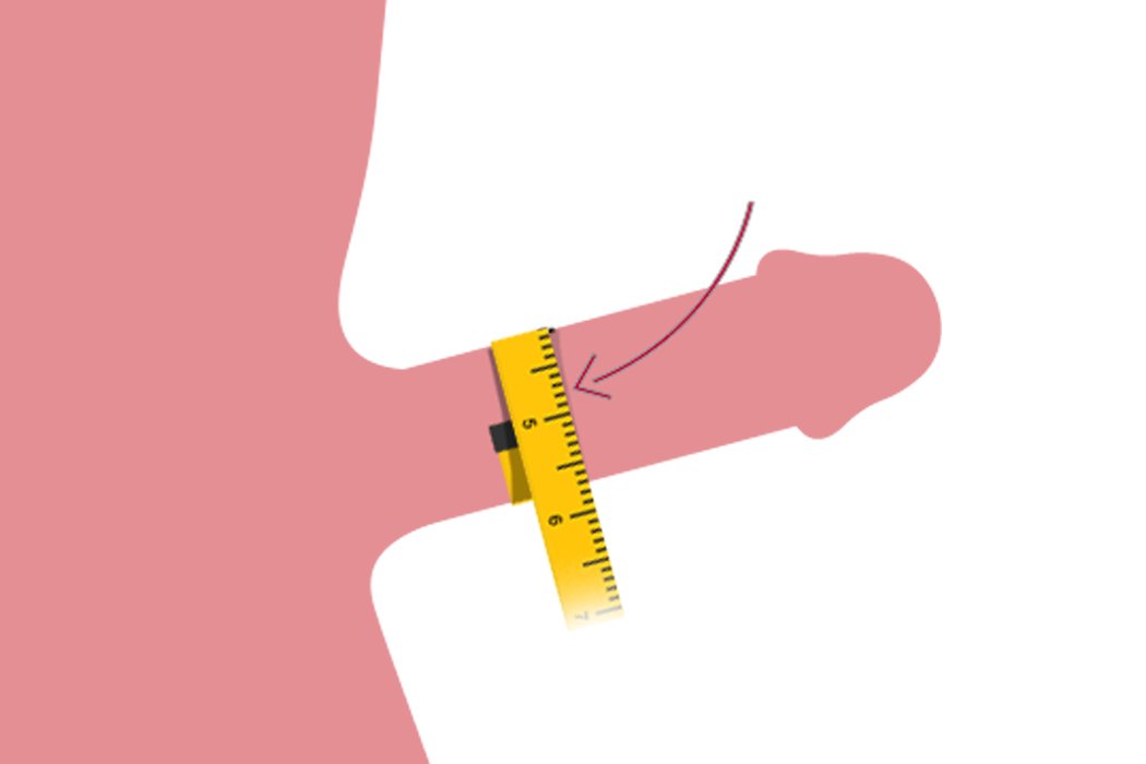 Mierzenie obwodu penisa